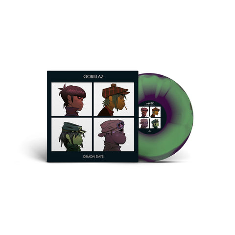 Demon Days (Tri-Colour A/B Hand Pressed Vinyl Album Reissue)