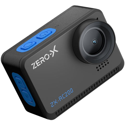 Zero-X ZX-AC200 4K Waterproof Action Camera with 2.0” Screen & Wi-Fi