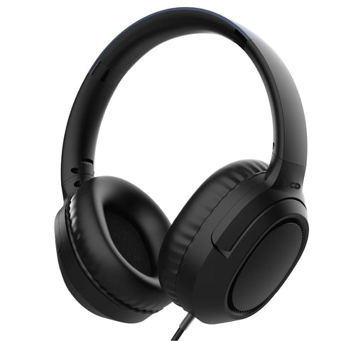 XCD Wired USB-C Over-Ear Headphones (Black)