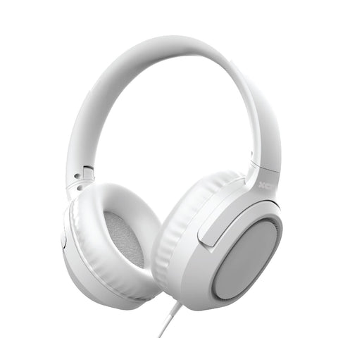 XCD Wired USB-C Over-Ear Headphones (White)
