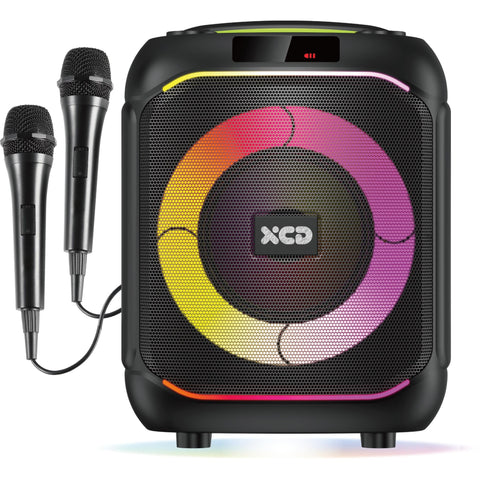 XCD Portable Karaoke Party Speaker with Dual Microphones
