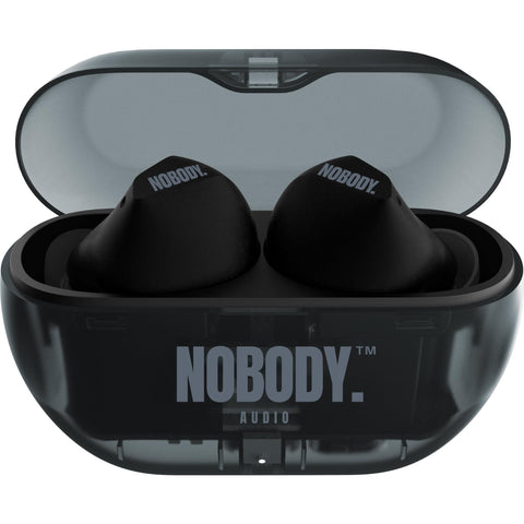 NOBODY VP0 Earbuds With TechSeal (Pearl Black)