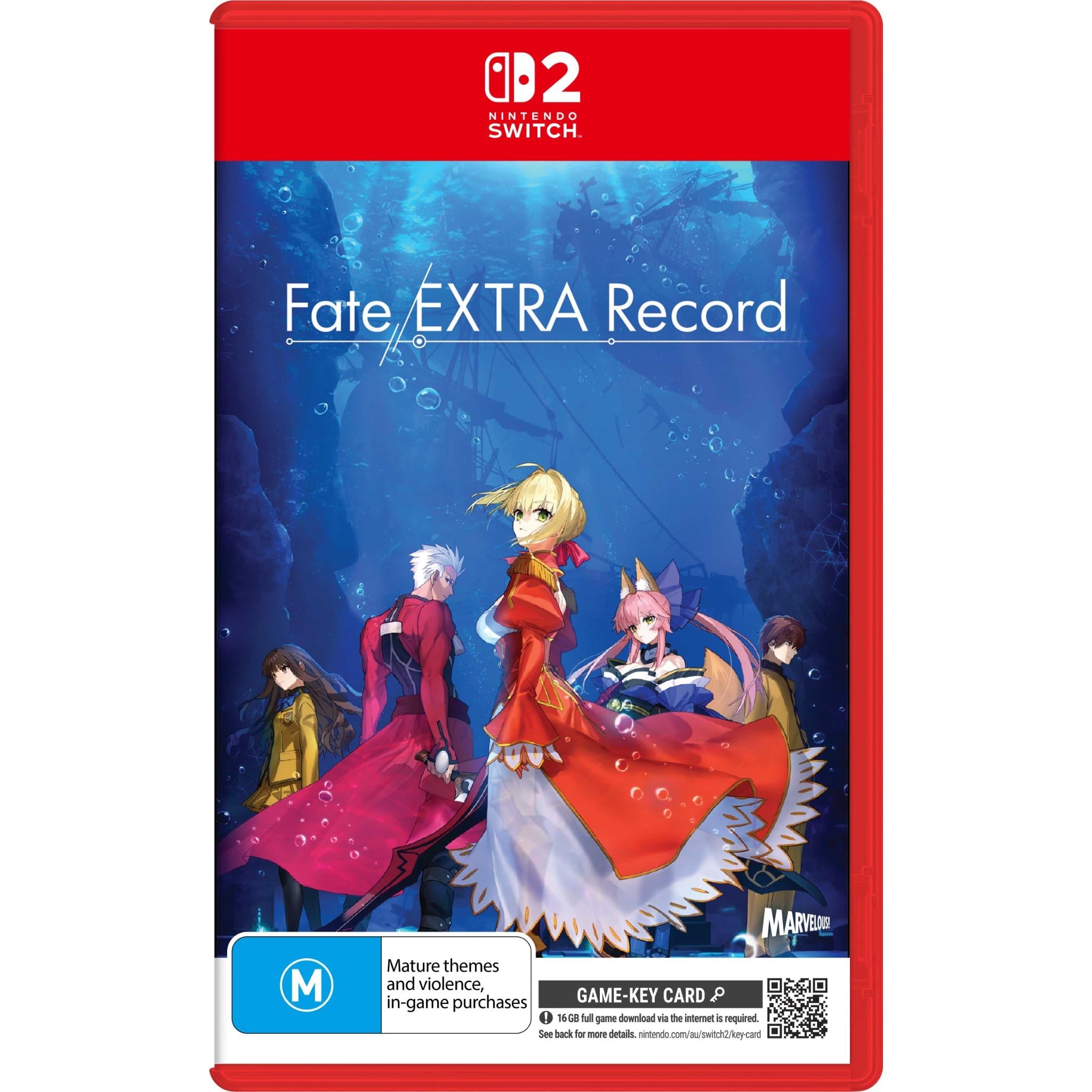 Nintendo Switch Fate extra regalia box Fate/EXTRA Record - JB Hi-Fi