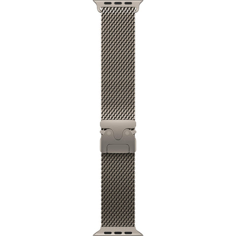 Apple Watch 49mm Natural Titanium Milanese Loop [Medium]