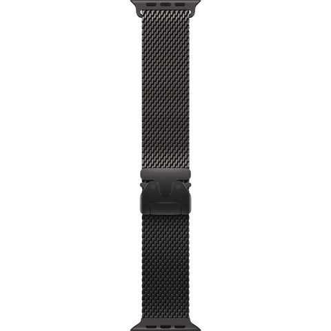 Apple Watch 49mm Black Titanium Milanese Loop [Large]