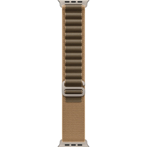 Apple Watch 49mm [Desert] Alpine Loop  [Medium]  [Natural Titanium Finish]