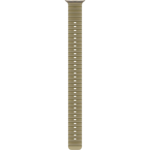Apple Watch 49mm Translucent [Kelp] Ocean Band Extension  [Natural Titanium Finish]