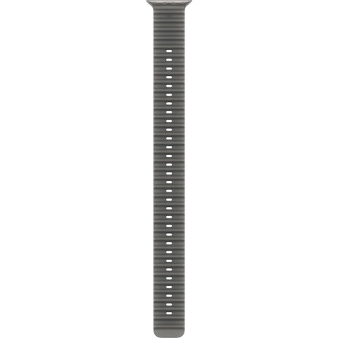 Apple Watch 49mm Translucent [Black] Ocean Band Extension  [Natural Titanium Finish]
