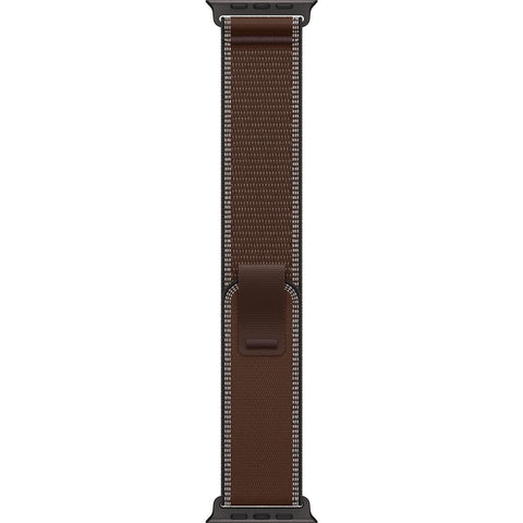 Apple Watch 49mm [Dark Umber] Trail Loop  [S/M]  [Black Titanium Finish]