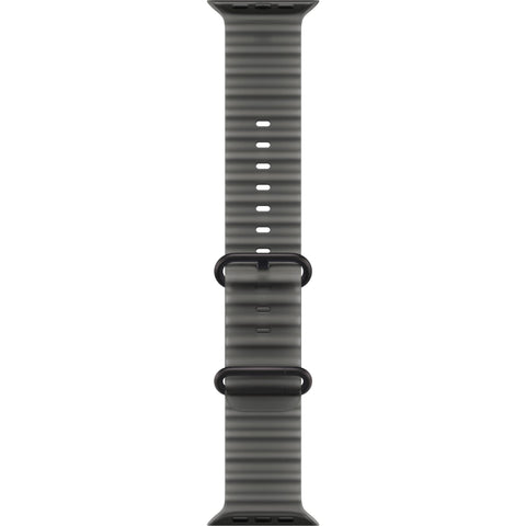 Apple Watch 49mm Translucent [Black] Ocean Band  [Black Titanium Finish]