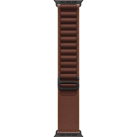 Apple Watch 49mm [Burgundy] Alpine Loop  [Medium]  [Black Titanium Finish]