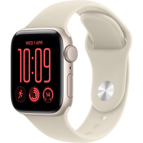 Apple Watch SE 3 40mm Starlight Aluminium Case GPS  Sport Band (M/L) [2026]