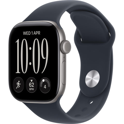 Apple Watch Series 12  42mm Space Grey Aluminium Case GPS  Sport Band  (M/L)  [Navy Blue]