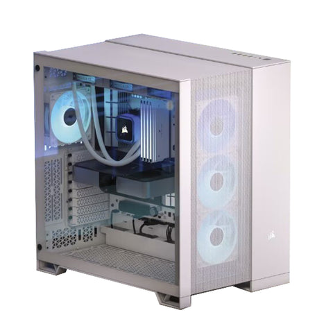 Corsair 6500D Airflow Tempered Glass ATX Mid-Tower, Mesh Left Front, Dual Chambe