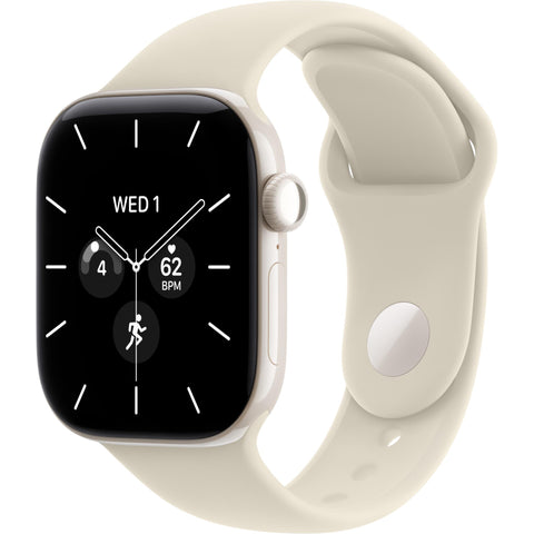 Apple Watch Series 12  46mm Pearl White Ceramic Case GPS + Cellular Sport Band  (M/L) [Sand]