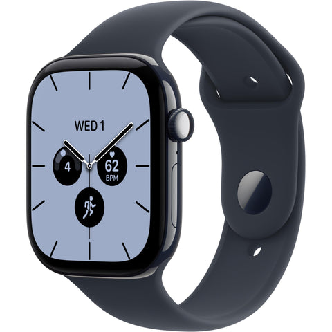 Apple Watch Series 12 46mm Night Blue Ceramic Case GPS + Cellular Sport Band (S/M) [Navy Blue]