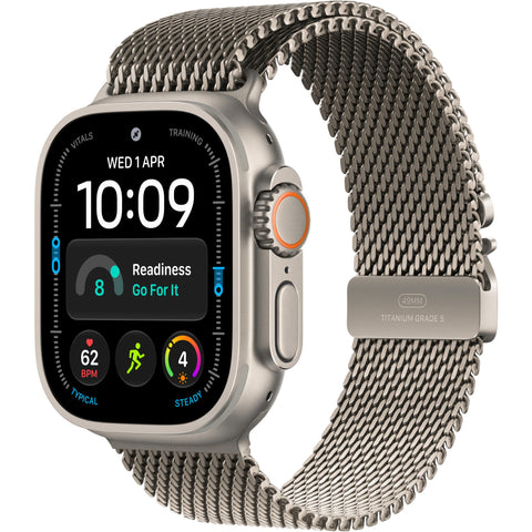 Apple Watch Ultra 4  49mm Natural Titanium Case GPS + Cellular Natural Titanium Milanese Loop M