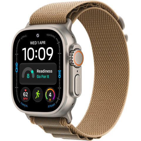 Apple Watch Ultra 4 49mm Natural Titanium Case  GPS + Cellular Alpine Loop (M) [Desert]