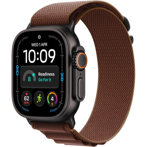 Apple Watch Ultra 4  49mm Black Titanium Case GPS + Cellular Alpine Loop (L) [Burgundy]