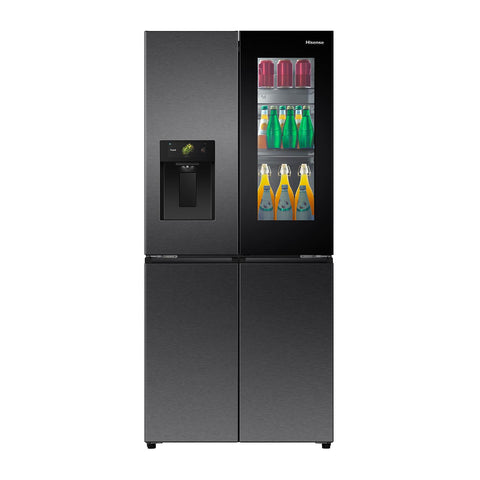 Hisense HRCD483BWV 484L PureView French Door Fridge (Dark Stainless)