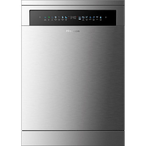 Hisense HS7C16FS 16 Place Setting Freestanding Dishwasher (Stainless Steel)