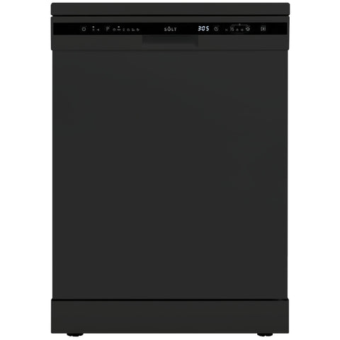 Solt GGSDW6012GB 12 Place Setting Freestanding Dishwasher (Black)