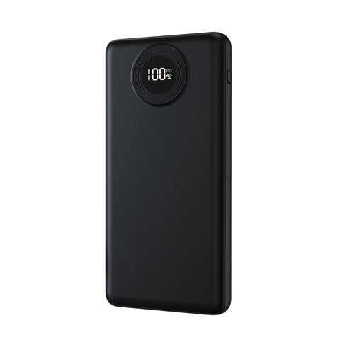 Laser 20W 10000mAh Powerbank with Battery Display (Black)