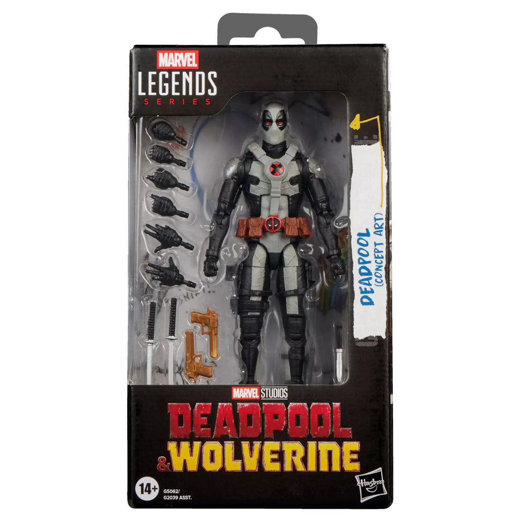 Marvel - Legends Series: Deadpool & Wolverine - Deadpool (Concept Art ...