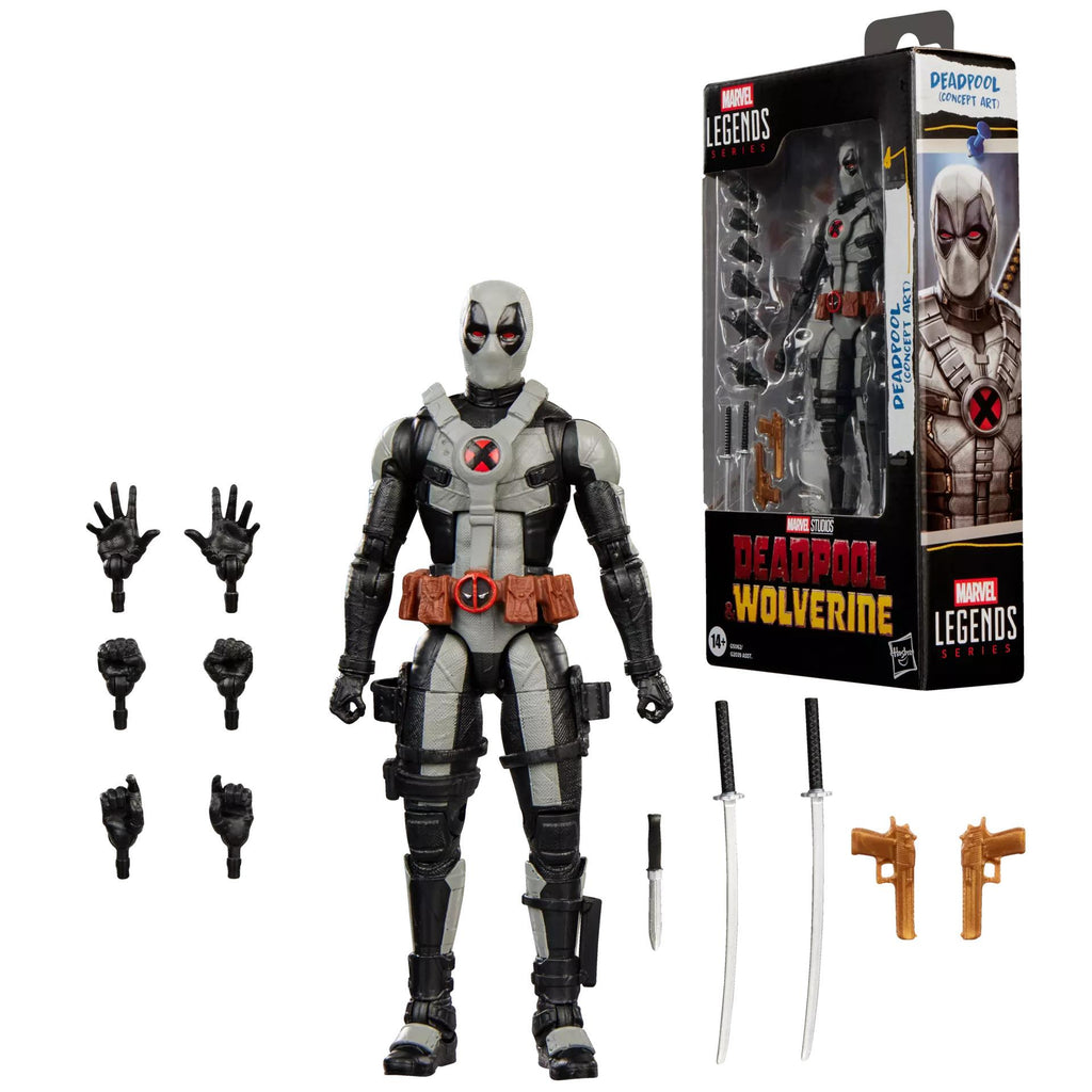 Marvel - Legends Series: Deadpool & Wolverine - Deadpool (Concept Art ...