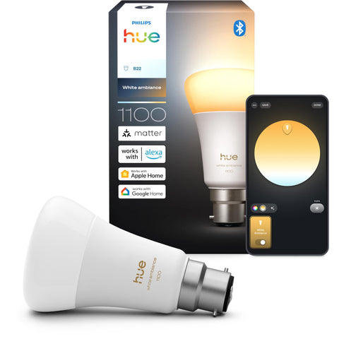 Philips Hue WA 11W A60 B22 V2 Smart Bulb
