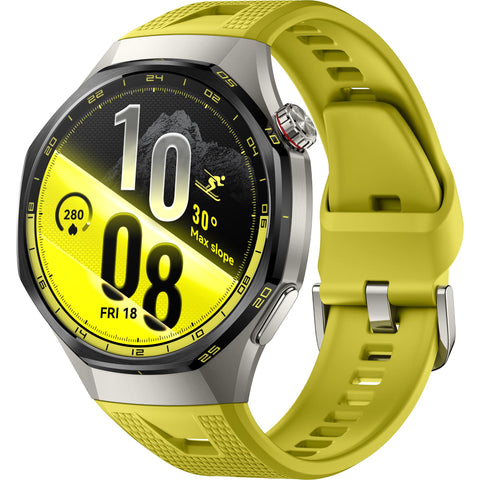 Huawei Watch GT 7 Pro  (Yellow EasyCross Fluoroelastomer Strap)