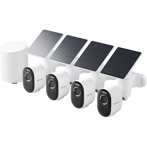 Reolink Hub Mini & Argus 3 Pro Security Camera with Spotlight  Kit [4 Pack]
