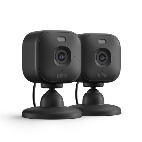Blink Mini 2K+ Security Camera (Black) [2 Pack]