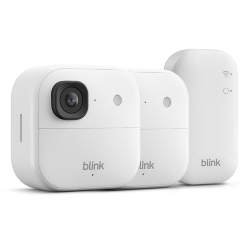 Blink Outdoor 2K+ Security Camera System (White) [2 Pack]