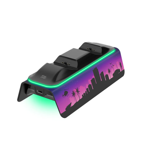 Powerwave RGB Dual Charging Stand (Neon Coast)
