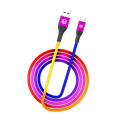 Powerwave 5M Controller Charge USB-A to USB-C Cable (Neon Coast)