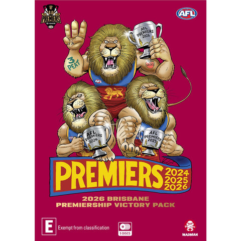 AFL Premiers 2026 - Brisbane Lions Victory Pack