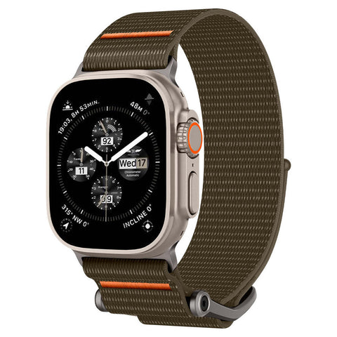 Spigen Apple Watch 49mm 46mm 45mm 44mm 42mm DuraPro Flex Ultra Band (Khaki)