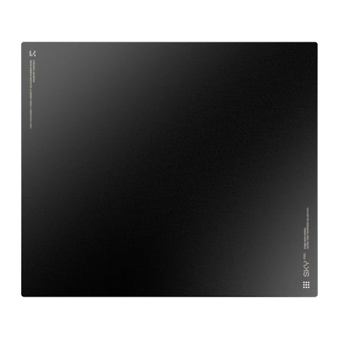 VOICSKY SKY PRO Ultra-Thin XL Glass Mouse Pad (Dark)