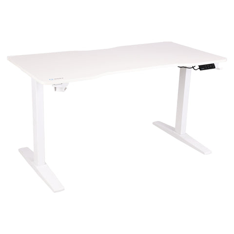 ONEX Stealth Sit Stand Electric Gaming Desk 1400 (White)