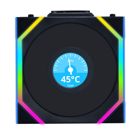 Lian Li Uni Fan 120mm SL Wireless Reverse Blade ARGB LCD - Black
