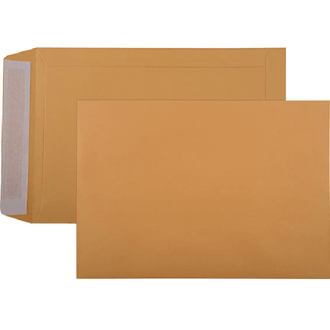 Cumberland Envelopes Pocket Strip Seal 85GSM 250x176mm Gold Box 250