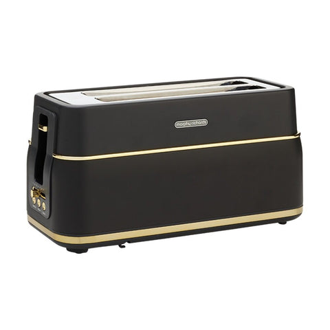 Morphy Richards Signature Soft Gold 4-Slice Toaster (Matte Black)