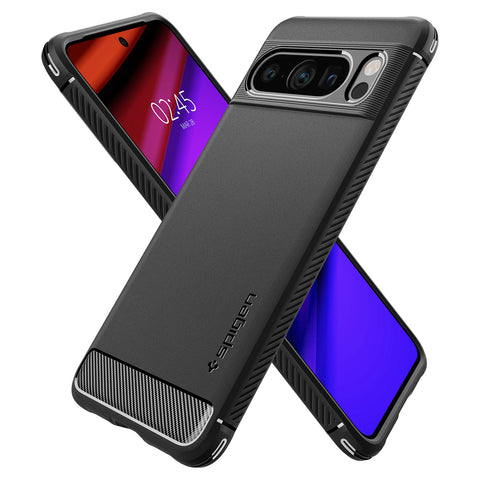 Spigen Google Pixel 8 Pro Rugged Armor Case - Black