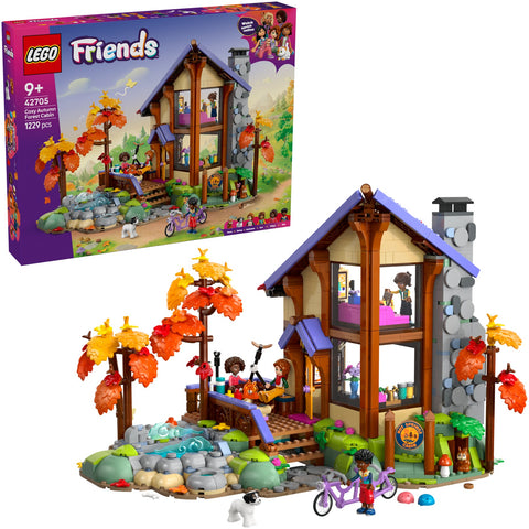 LEGO 42705 Cozy Fall Forest Cabin - Friends