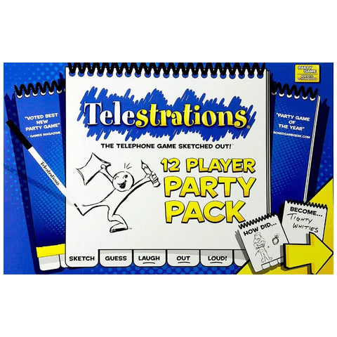 Crown & Andrews Telestrations 12 Player Party Pack Game