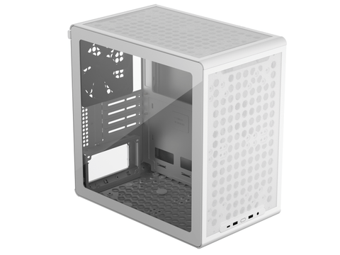 Cooler Master Q300L V3 Micro-ATX Mini Tower PC Case - White