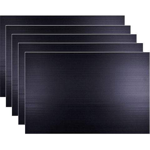 Quill Polypropylene Sign Board Paper 5mm A3 Black Pack 5