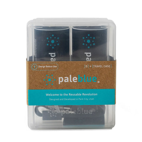 Paleblue 2-Pieces Fast Charging D USB Rechargeable Smart Batteries