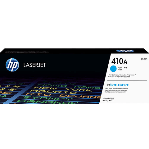 HP 410A Toner Ink Cartridge Cyan LaserJet Genuine CF411A